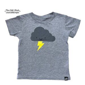 Whistle & Flute 3-4Y Rain Lightening Cloud Tee Shirt